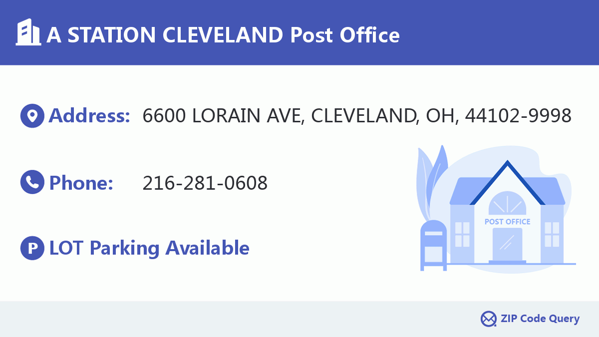 Post Office:A STATION CLEVELAND