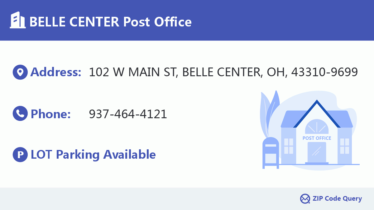 Post Office:BELLE CENTER