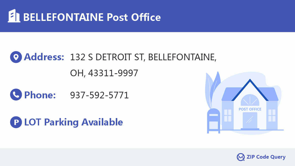 Post Office:BELLEFONTAINE