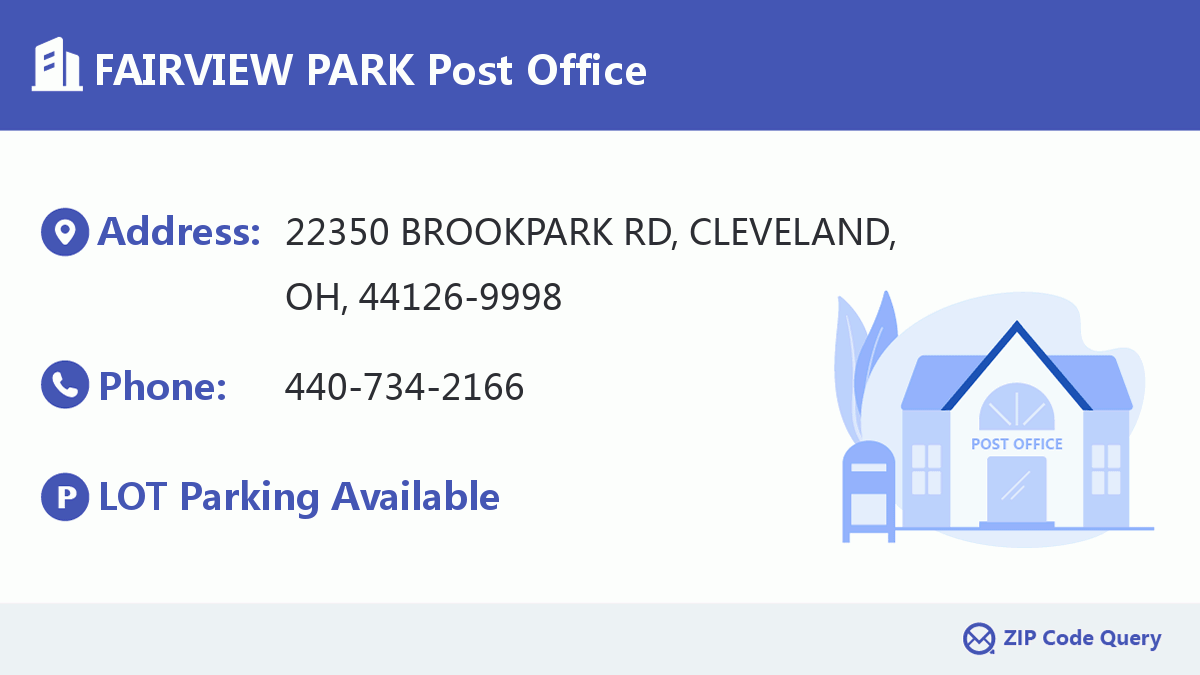 Post Office:FAIRVIEW PARK