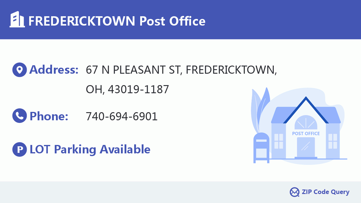 Post Office:FREDERICKTOWN