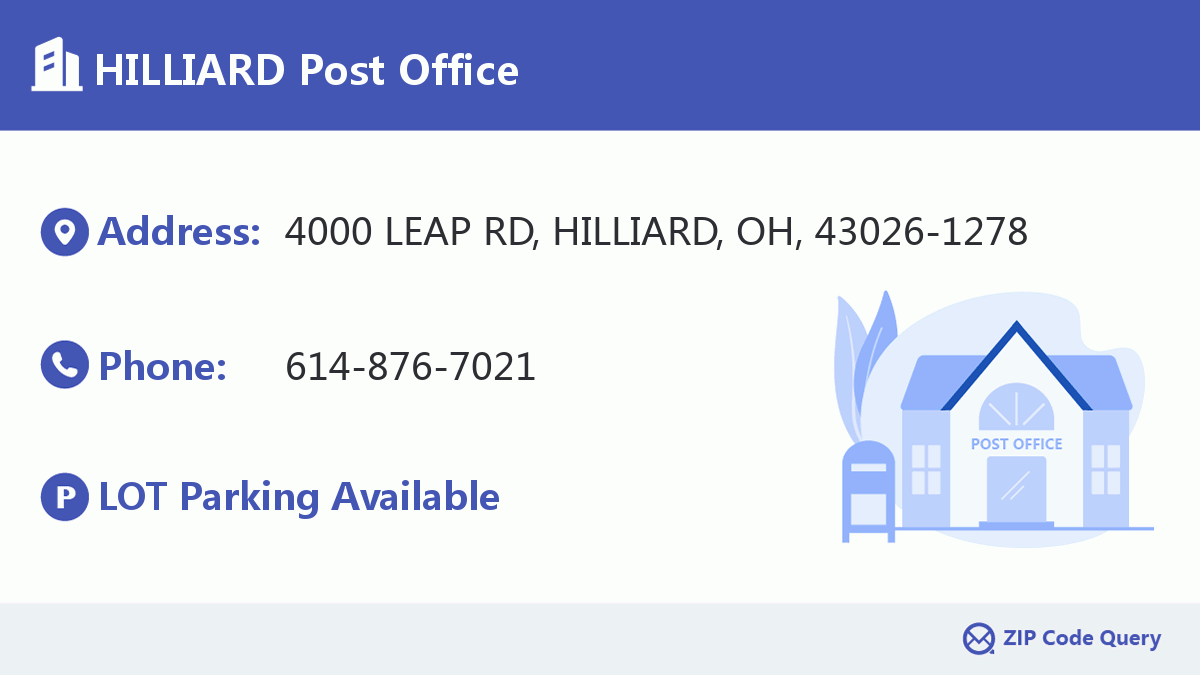 Post Office:HILLIARD
