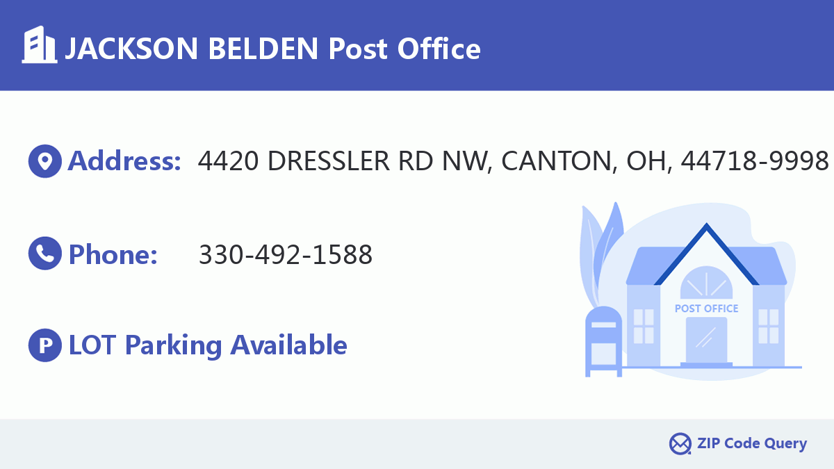 Post Office:JACKSON BELDEN