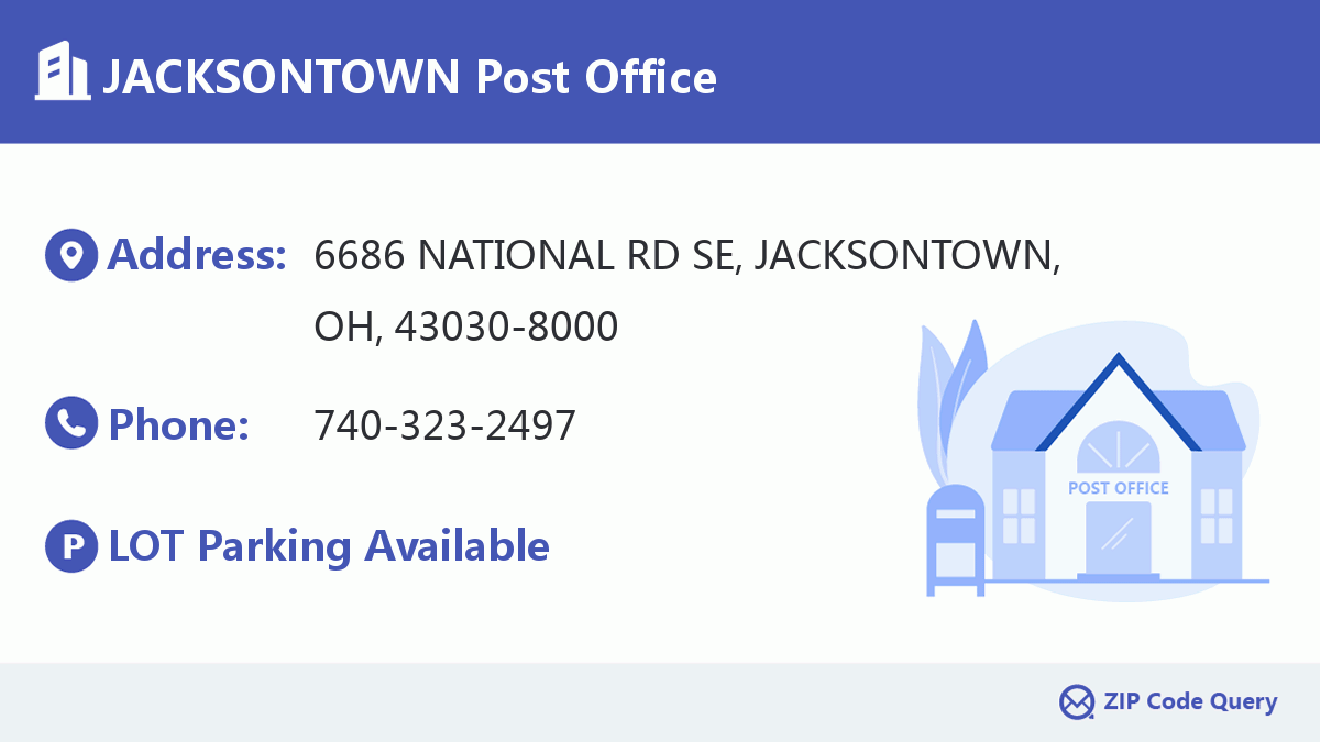 Post Office:JACKSONTOWN