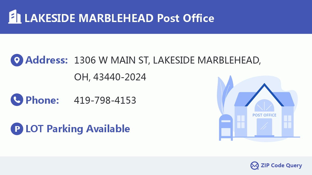 Post Office:LAKESIDE MARBLEHEAD