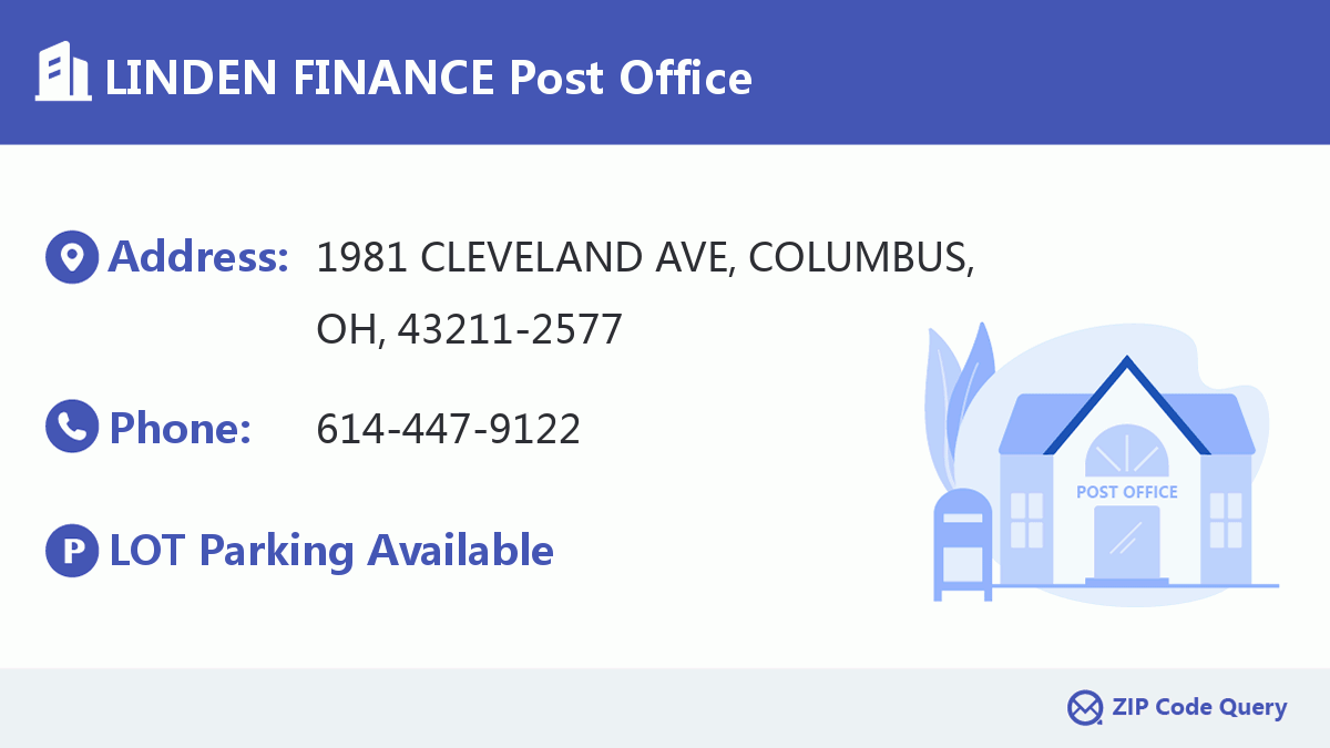Post Office:LINDEN FINANCE