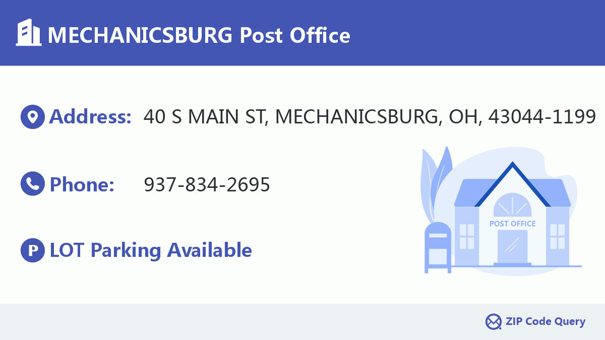 Post Office:MECHANICSBURG