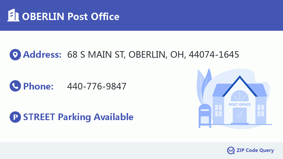 Post Office:OBERLIN