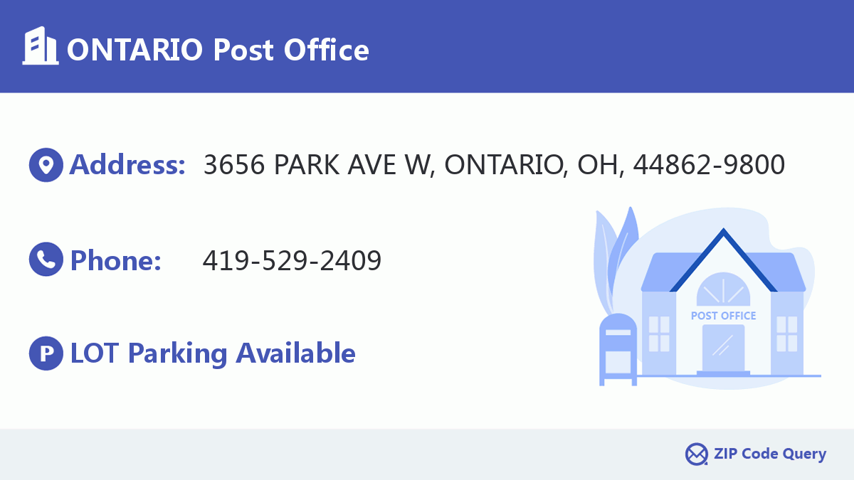Post Office:ONTARIO