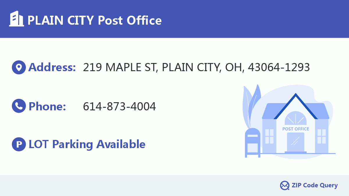 Post Office:PLAIN CITY