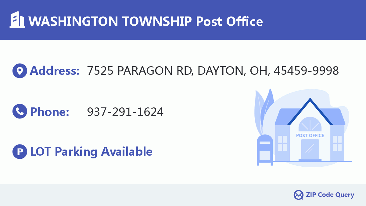 Post Office:WASHINGTON TOWNSHIP