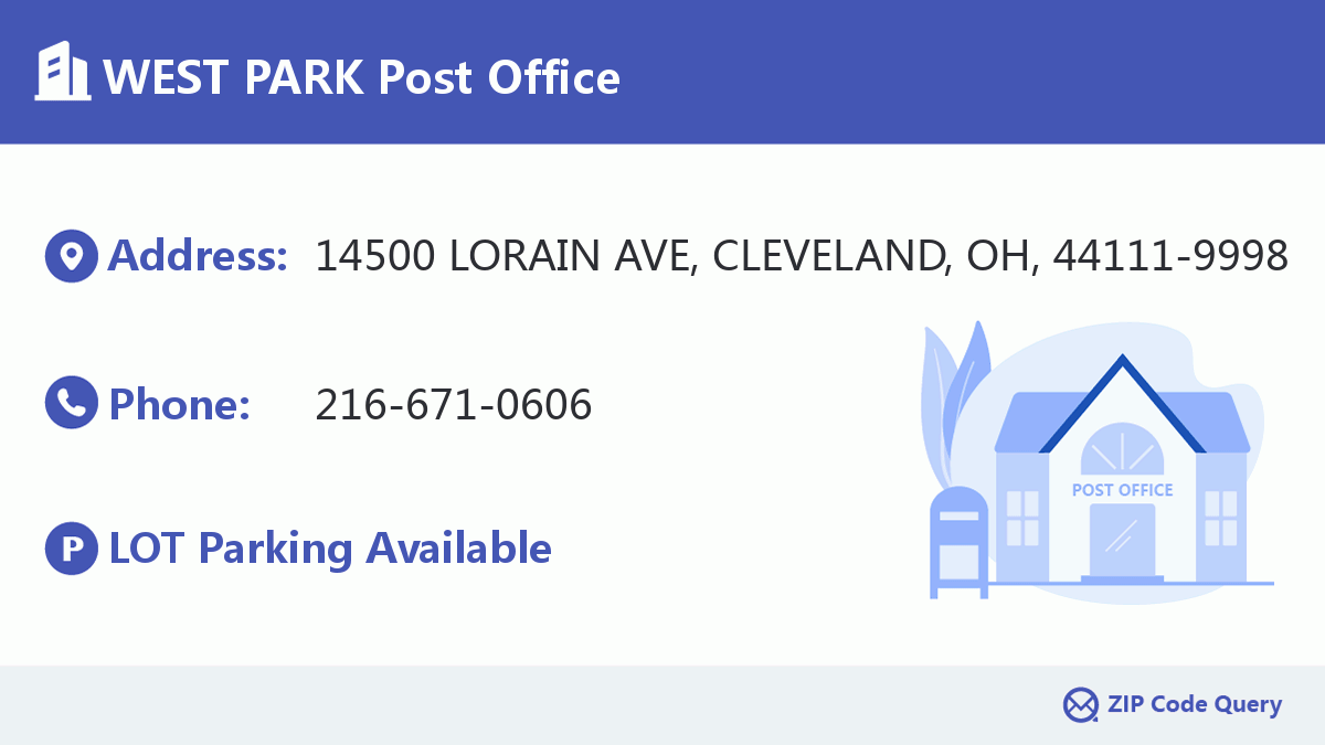 Post Office:WEST PARK